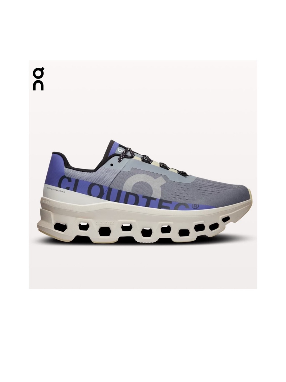 On Cloudmonster 
Mist | Blueberry 
women 8  like New /no box. Unisex